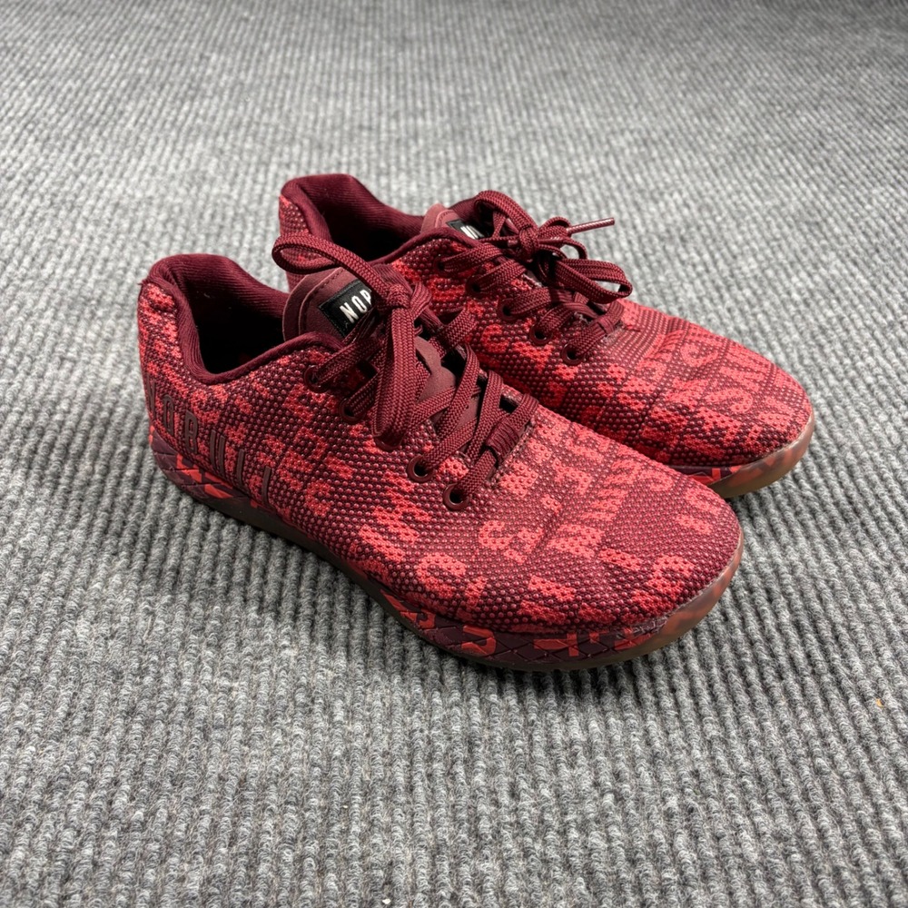 NOBULL Women's Red Patterned Athletic Shoes